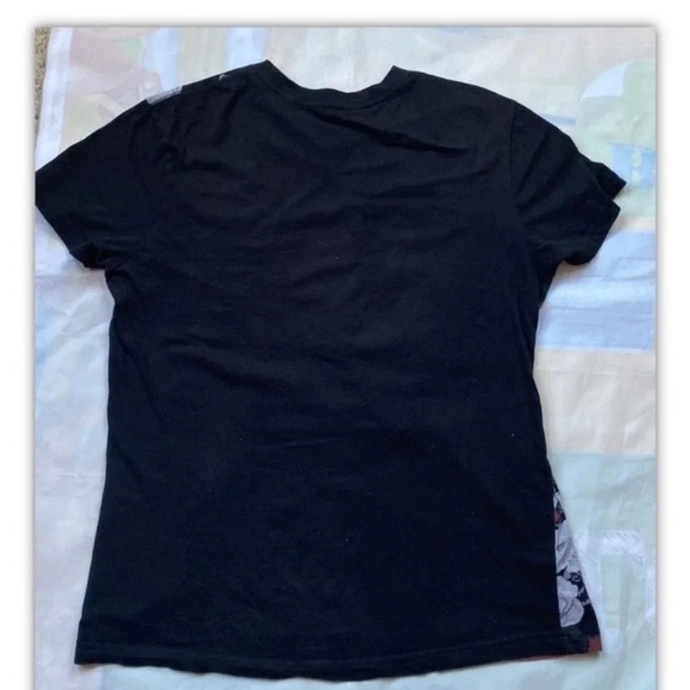 Guess Premium Los Angeles T-Shirt Flowers Black Size L Mens Floral Front - Picture 5 of 7